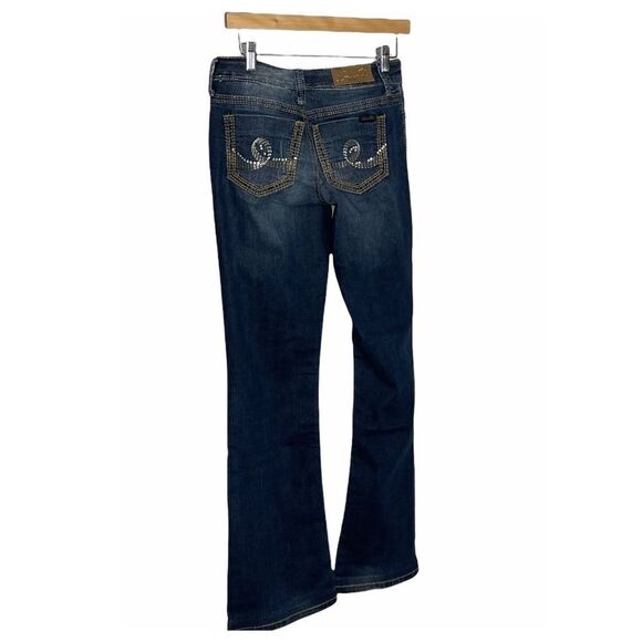 SEVEN7 Baby Bootcut Embellished Studded Jeans - Picture 3 of 9